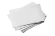 © CozyNessAI - A stack of blank white sheets of paper on a transparent background. Cut out or PNG.