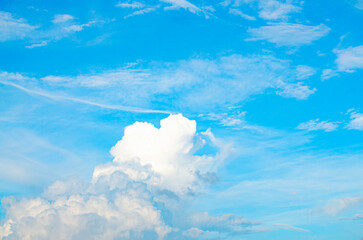 Wall Mural - Sky and clouds in the rainy season, natural changes in weather