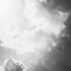 Wall Mural - cloudy sky with sunlight