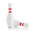 © Sashkin - Two bowling pin on transparent background
