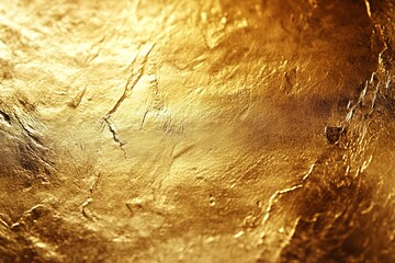 Background with a gold texture. The texture is gold. Gold background with metal texture