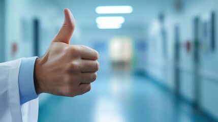 Hand Giving Thumbs Up Sign