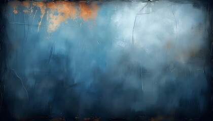 Wall Mural - Deep Blue Grunge Textured Background for Abstract Art and Design Projects