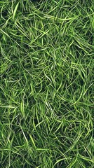 Sticker - Close-up view of green grass