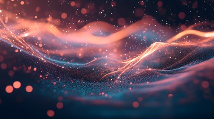 Leinwandbilder - Abstract_interconnected_AI_nodes_light