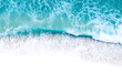 © Photo Builder - top view ocean blue wave  beach isolated on transparent background