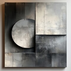 Canvas Print - Grey Grid