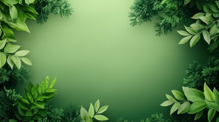 Poster - Deep forest green background, smooth and solid, creating a sense of peace and nature. Ideal for natural, eco-conscious designs.