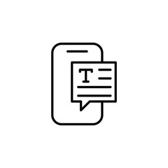 Poster - social media content thin outline icon vector design good for web or mobile app