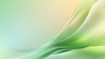 Poster - Elegant green pastel background with a soft, airy gradient and delicate shading, ideal for a minimalistic and sophisticated look