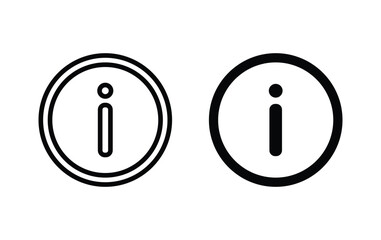 Poster - Info icon, info sign vector. Information vector icon