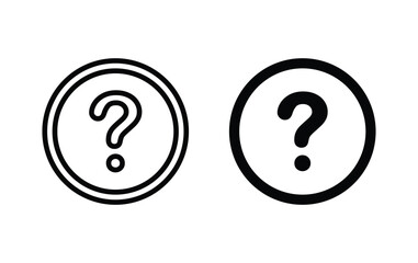 Poster - Question icon, question sign vector
