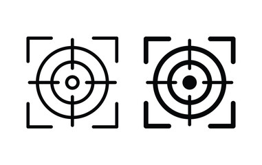 Poster - Target icon vector. goal icon vector