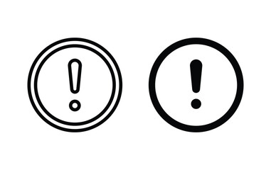 Poster - Warning icon, warning sign and symbol vector 