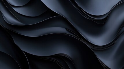Poster - Design a sophisticated presentation background with black abstract