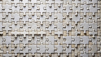 Aufkleber - Unfinished horizontal puzzles waiting to be completed