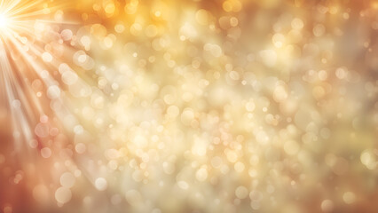 A radiant background featuring vibrant lights and bokeh effects, perfect for creating a cheerful and inviting atmosphere.