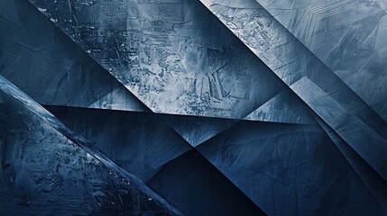 Wall Mural - Dynamic light effects and sharp frost patterns on a navy-grey winter wallpaper