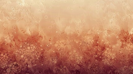 Wall Mural - Autumn wallpaper with auburn to peach gradient and intricate lace-like patterns wallpaper