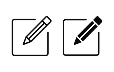 Poster - edit icon, edit text sign vector