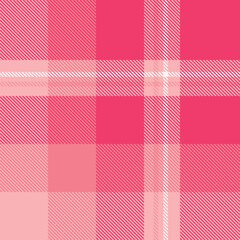 Wall Mural - Pink tartan plaid fabric seamless pattern of check background tartan with a textile fabric plaid texture. Tartan Scotland seamless plaid pattern vector. Retro background fabric.