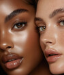© Boadicea - Portrait of beautiful multiethnic women with perfect skin