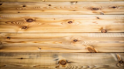 Poster - Close up shot of light wood background texture on wooden table, rustic and natural feel