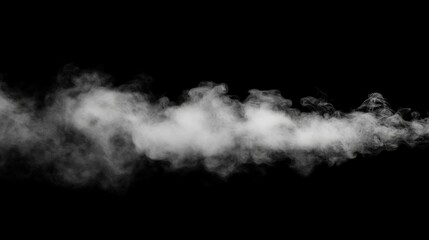 Poster - smoke texture on black background