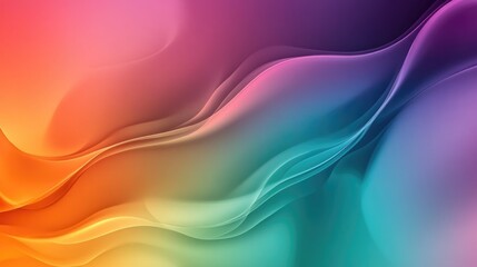 Sticker - Colorful abstract background with gradient and empty space for design template