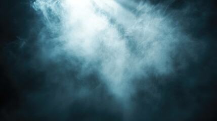 Poster - Mysterious fog background texture with bright light