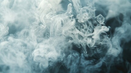 Wall Mural - Blurred Background of White Smoke