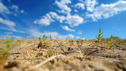 Canvas Print - New Life in the Desert