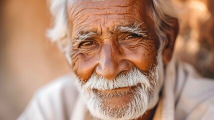 Wall Mural - Portrait of an Elderly Man