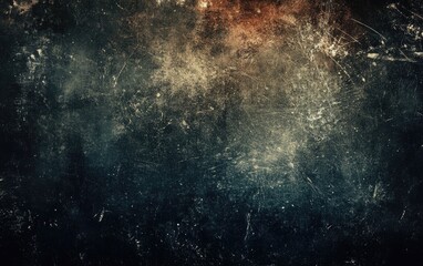 Wall Mural - Dark abstract vintage grunge background with faded center for text or image