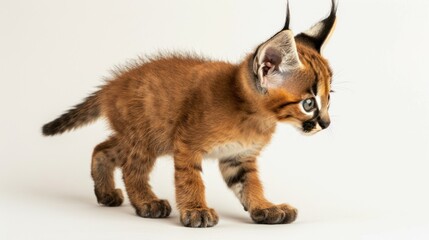 Wall Mural - Adorable Caracal Kitten