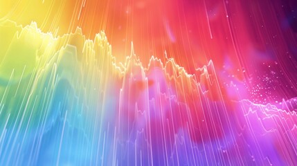 Poster - Abstract Rainbow Background