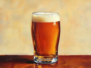 Poster - glass of beer