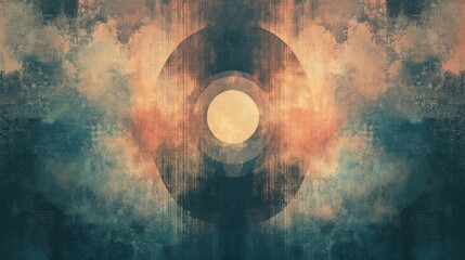 Poster - enigmatic and abstract backdrop