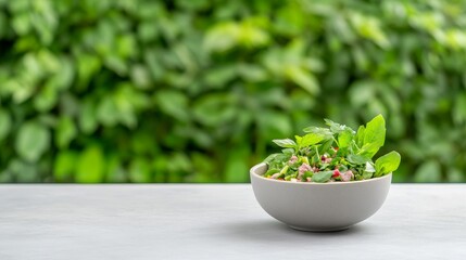 Wall Mural - Northeast Thai larb, spicy minced meat, fresh herbs.