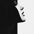 © jaargib - A minimalist black and white cover with a high-contrast portrait of a woman’s face