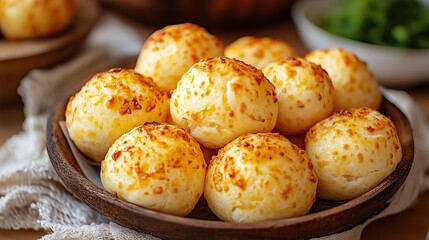 Chipa is a brazilian snack cheese bread