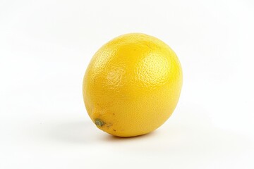 Sticker - A single orange sitting on a white surface