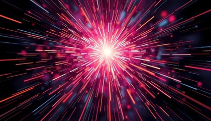 Wall Mural - abstract fireworks background