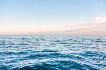Wall Mural - serene ocean sunset