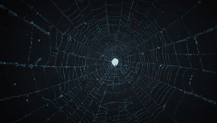 Digital spider web illustration.