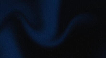 Wall Mural - dark blue silk gradient background abstract color grain texture noise surface grainy