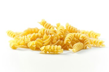 Poster - Fresh pasta served on a clean white surface