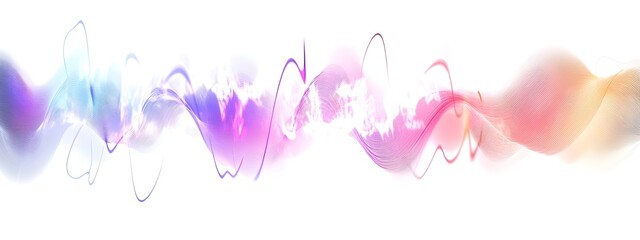 Poster - Captivating Doppler Effect Light Wave  Mesmerizing Fluid Motion and Shimmering Prismatic Glow
