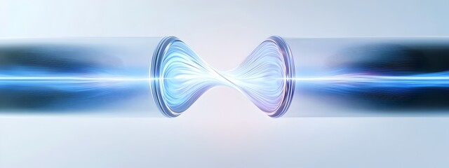 Poster - Captivating Light Wave in Laser Cavity