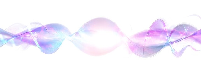 Poster - Captivating Light Wave with Frequency Tripling  Vibrant Digital of Dynamic Prismatic Energetic